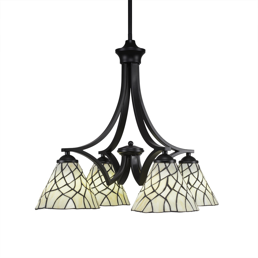 Toltec Zilo 568-mb-9115 Chandelier Light - Matte Black