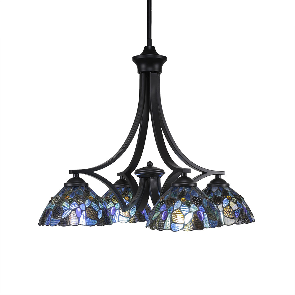 Toltec Zilo 568-mb-9955 Chandelier Light - Matte Black