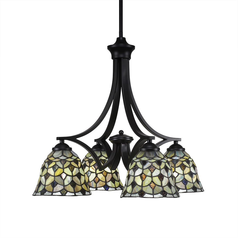 Toltec Zilo 568-mb-9965 Chandelier Light - Matte Black