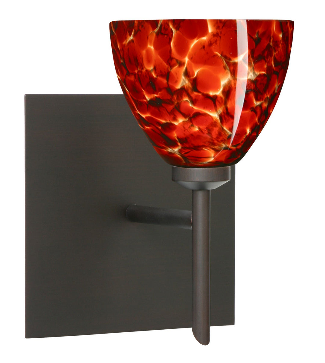 Besa Divi 1SW-185841-BR-SQ Wall Sconce Light - Bronze