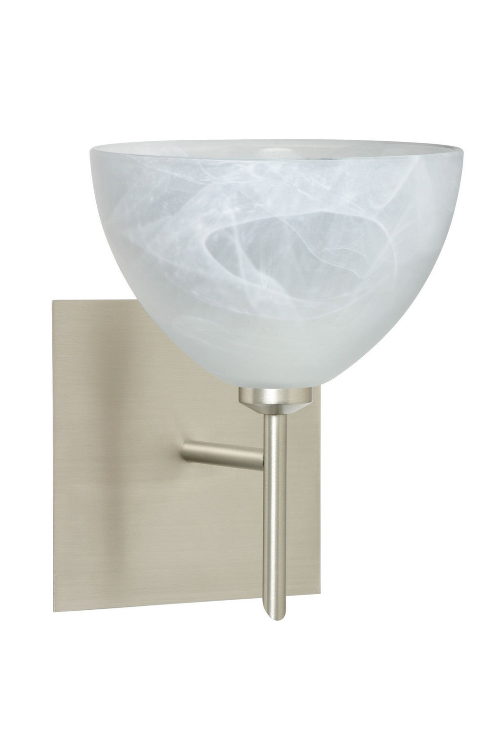 Besa Brella 1SW-467952-SN-SQ Wall Sconce Light - Satin Nickel