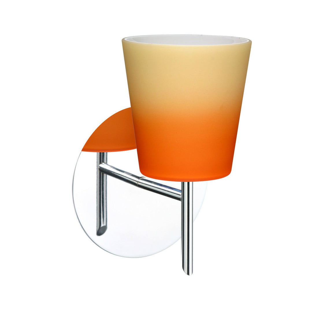 Besa Canto 1SW-5131OP-CR Wall Sconce Light - Chrome