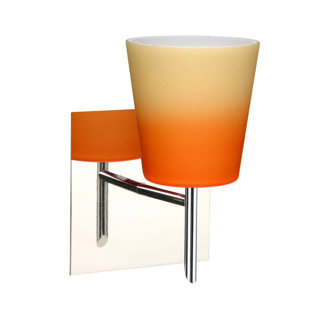 Besa Canto 1SW-5131OP-CR-SQ Wall Sconce Light - Chrome