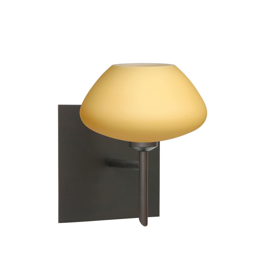 Besa Peri 1SW-5410VM-BR-SQ Wall Sconce Light - Bronze