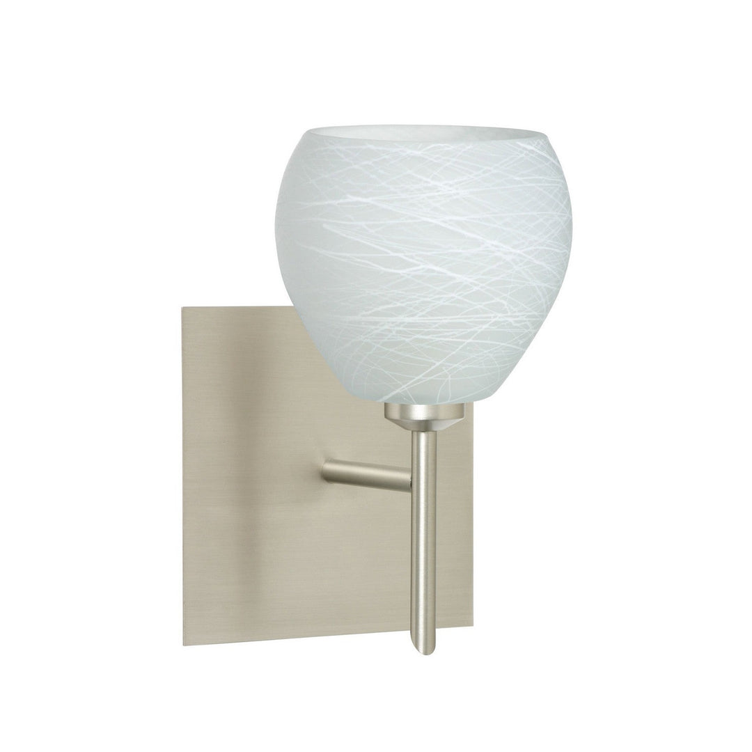 Besa Tay Tay 1SW-560560-SN-SQ Wall Sconce Light - Satin Nickel