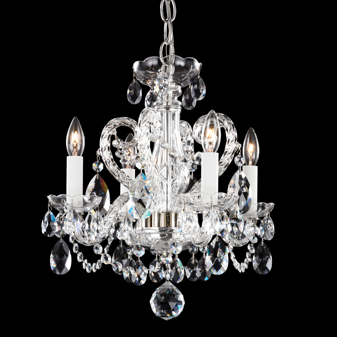 Schonbek Lighting NV3904N-40A  Novielle Chandelier Polished Silver