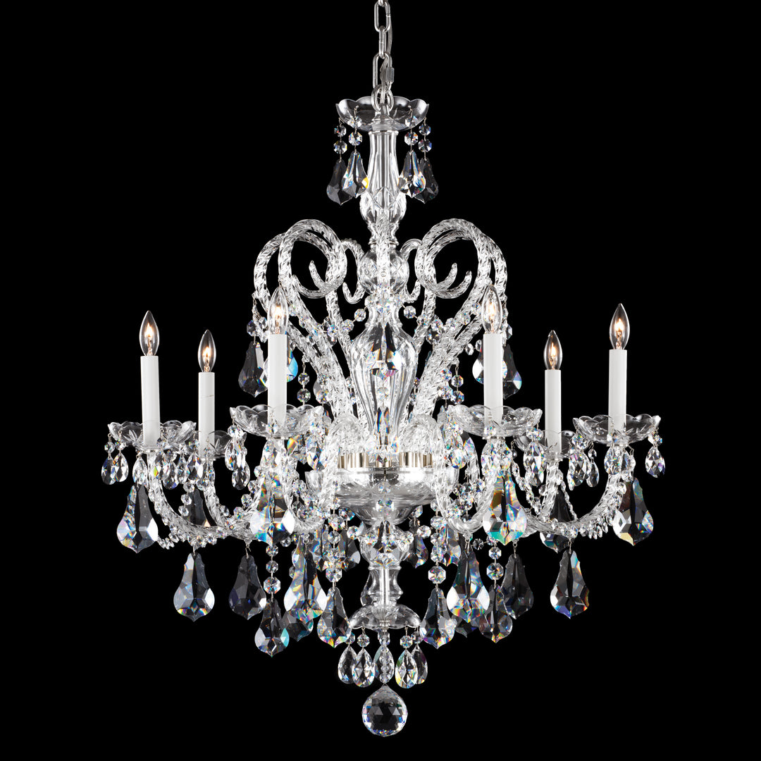 Schonbek Lighting NV3907N-40S  Novielle Chandelier Silver