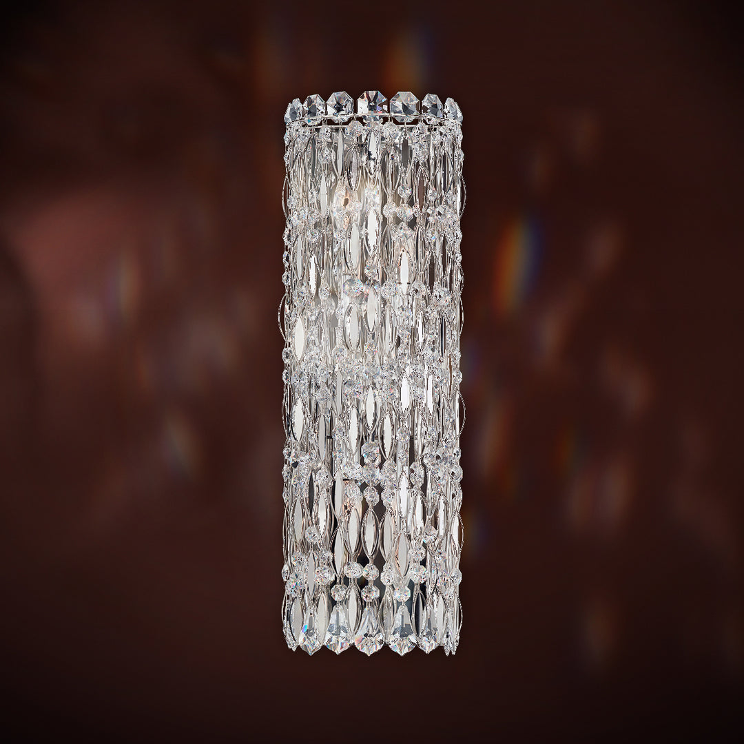 Schonbek Sarella RS8331N-401S Wall Sconce Light - Stainless Steel