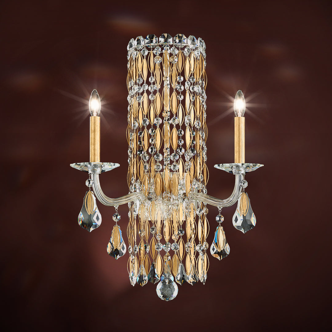 Schonbek Siena RS8332N-22S Wall Sconce Light - Heirloom Gold