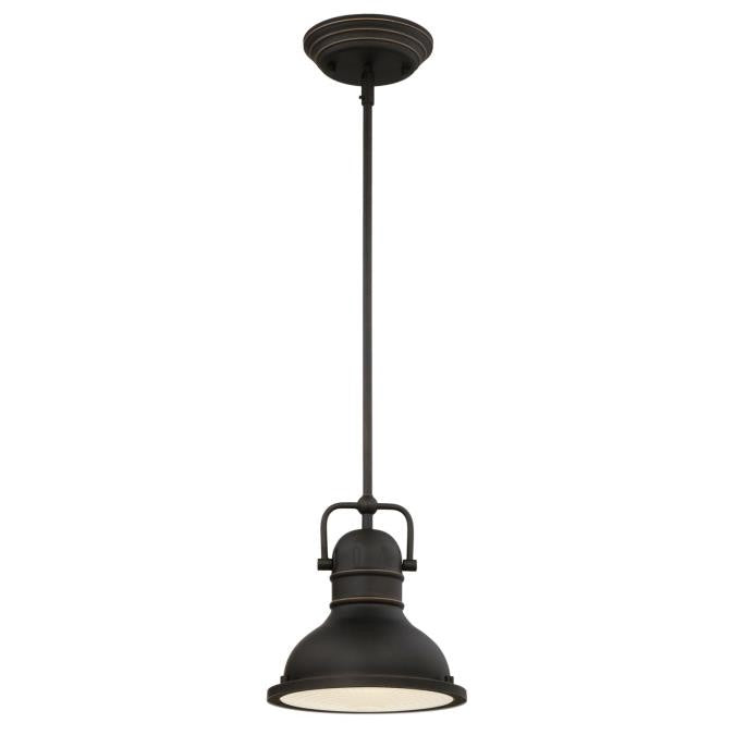 Westinghouse Boswell 63082A Pendant Light - Oil Rubbed Bronze With Highlights