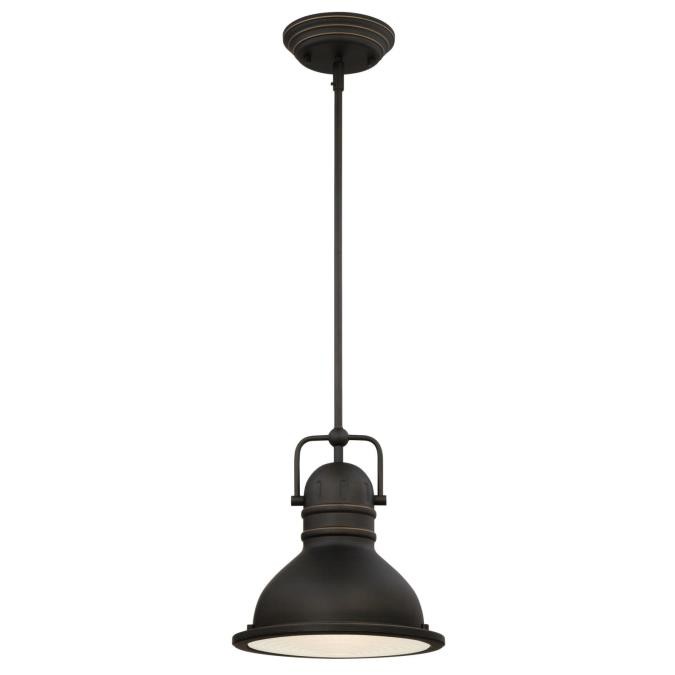 Westinghouse Boswell 63087A Pendant Light - Oil Rubbed Bronze With Highlights