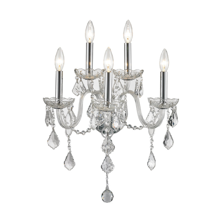 Worldwide Provence W23105C13-CL Wall Light - Polished Chrome
