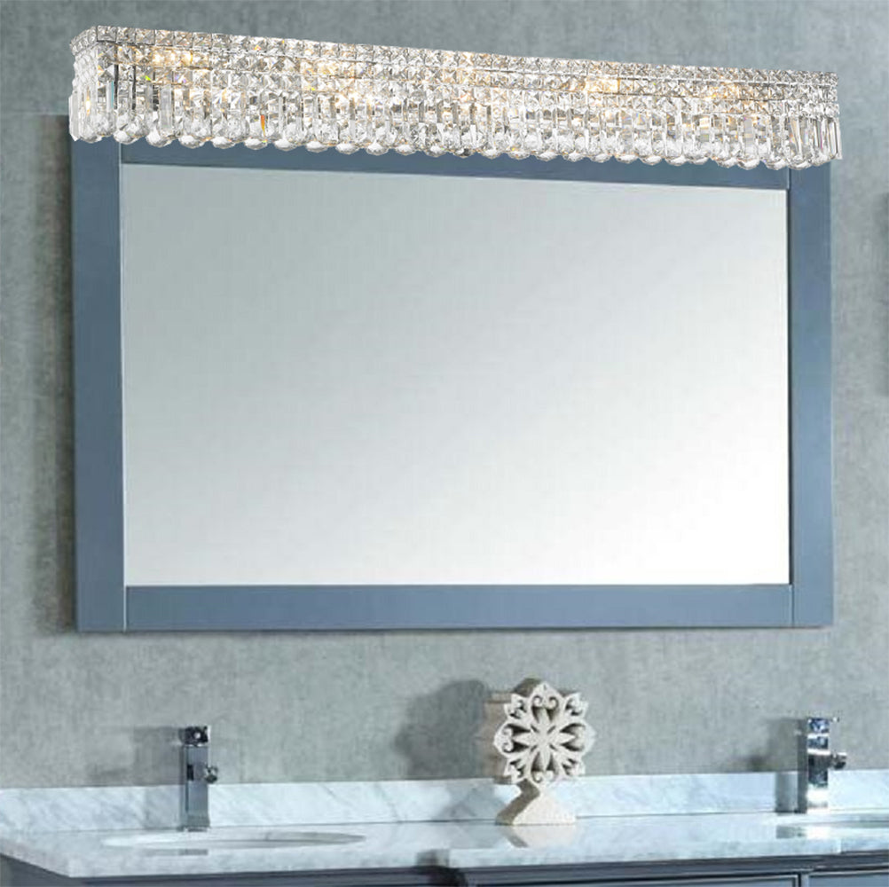 Worldwide Cascade W23533C48 Bath Vanity Light 48 in. wide - Polished Chrome