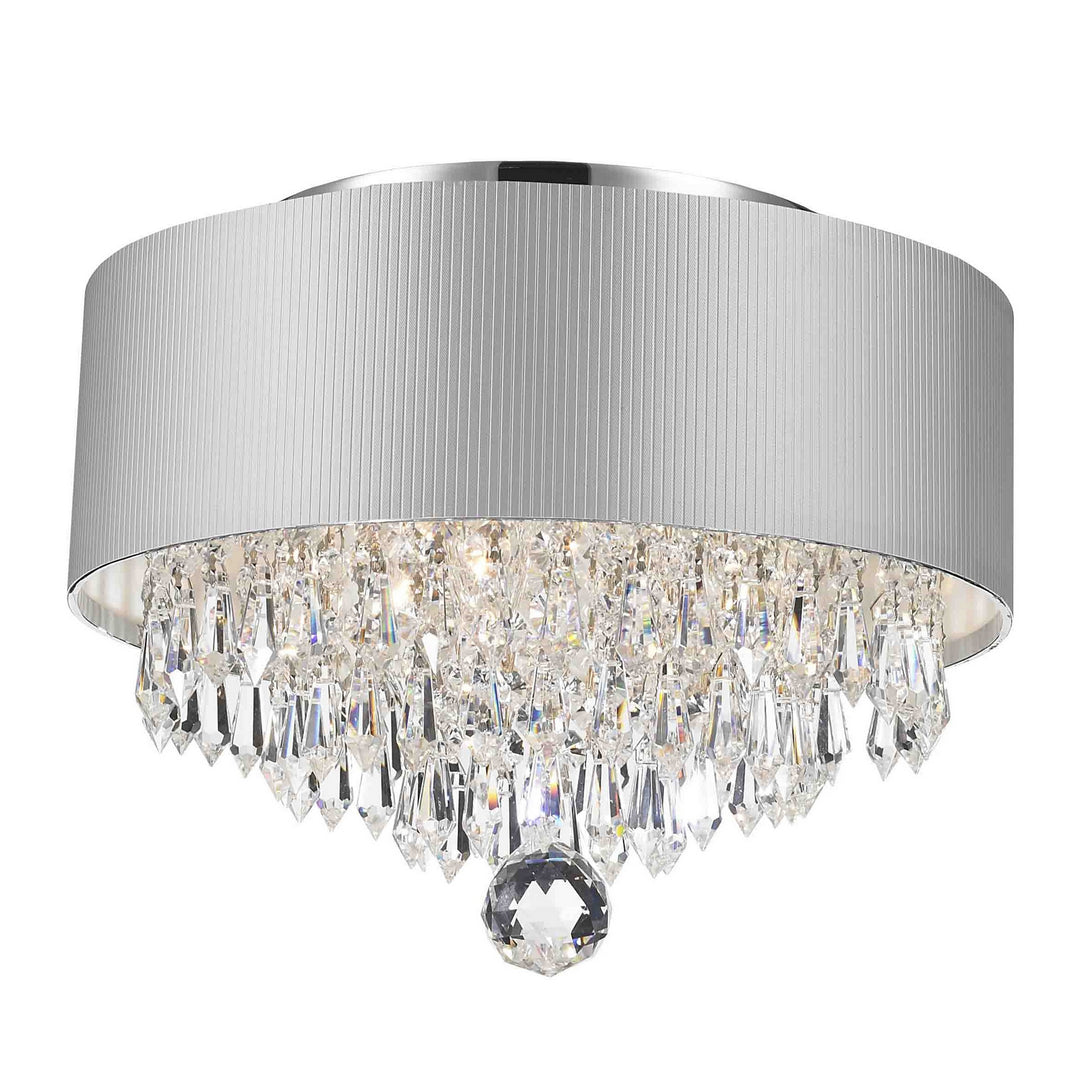 Worldwide Gatsby W33137C12-SV Ceiling Light - Polished Chrome