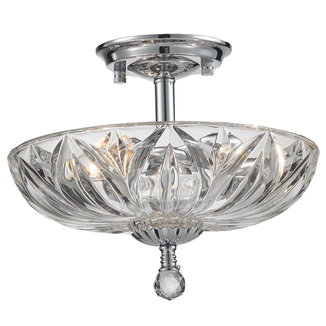Worldwide Mansfield W33142C12-CL Ceiling Light - Polished Chrome