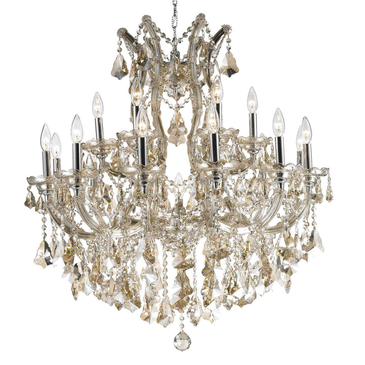 Worldwide Maria Theresa W83005C30-GT Chandelier Light - Polished Chrome