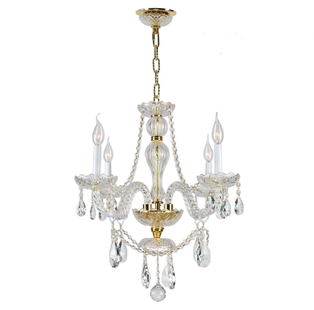 Worldwide Provence W83095G23 Chandelier Light - Polished Gold