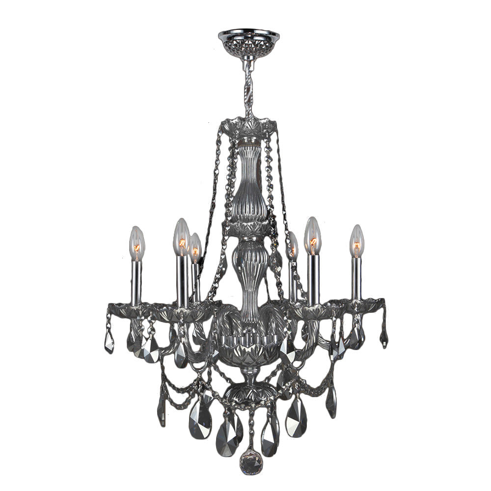 Worldwide Provence W83096C23-SM Chandelier Light - Polished Chrome