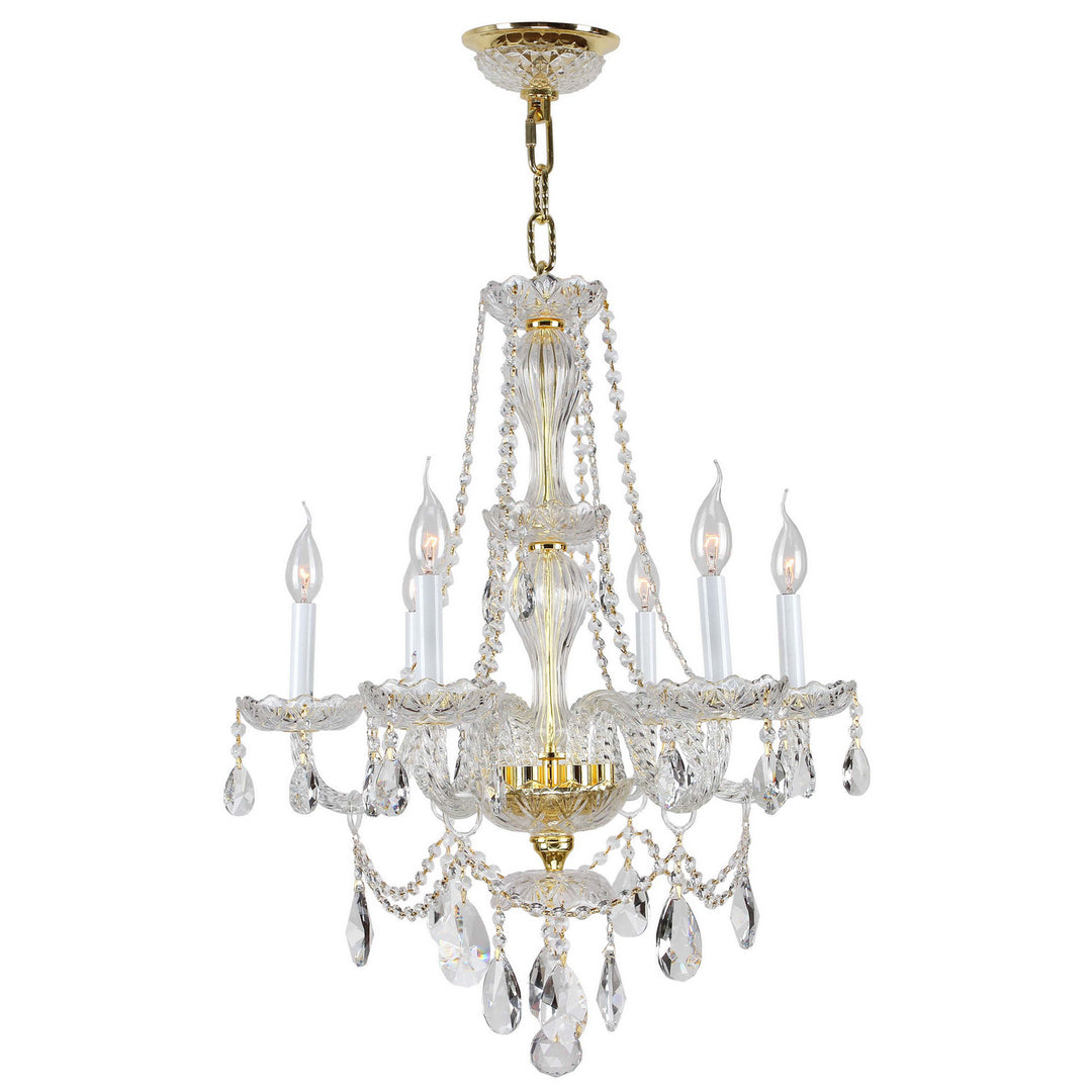 Worldwide Provence W83096G23 Chandelier Light - Polished Gold