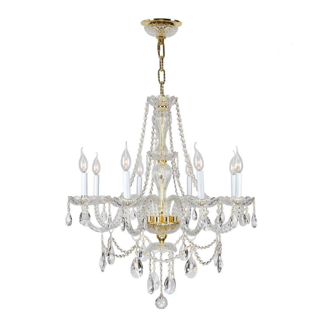 Worldwide Provence W83097G28 Chandelier Light - Polished Gold