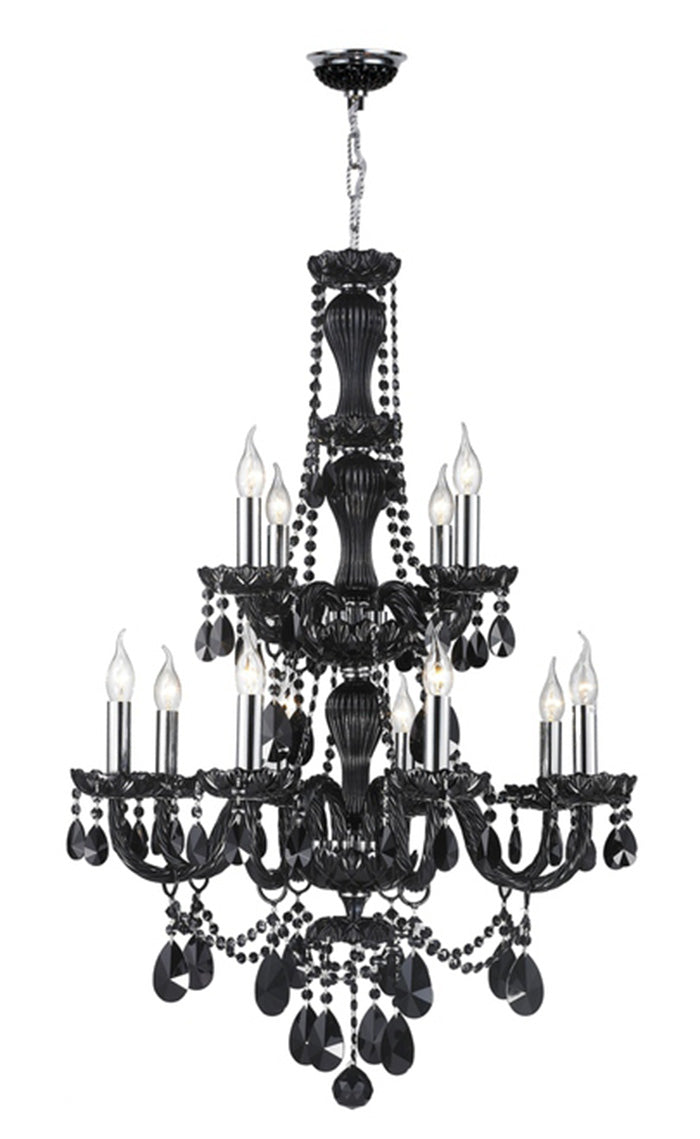 Worldwide Provence W83098C28-BL Chandelier Light - Polished Chrome