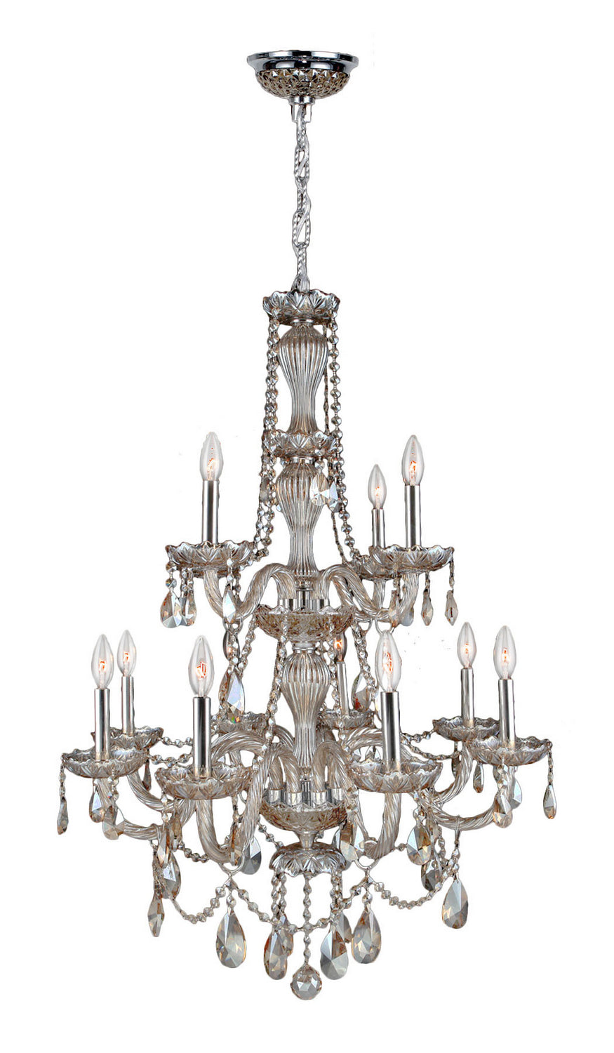 Worldwide Provence W83098C28-GT Chandelier Light - Polished Chrome