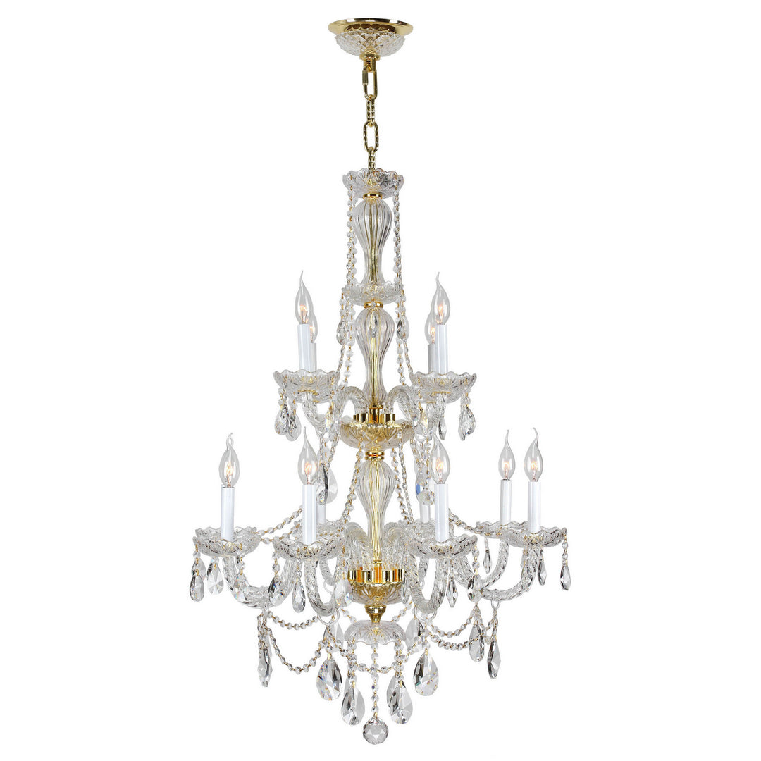 Worldwide Provence W83098G28 Chandelier Light - Polished Gold