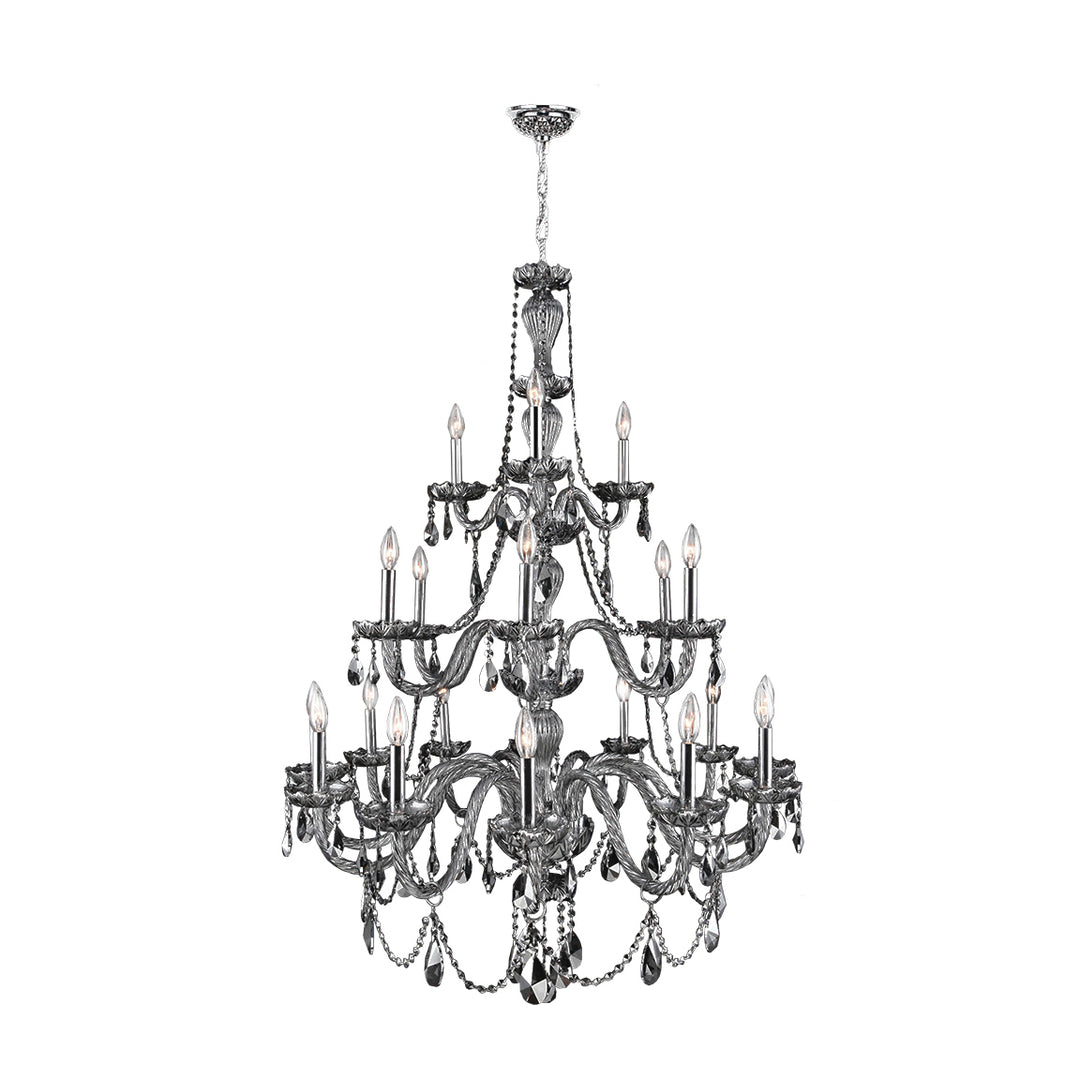 Worldwide Provence W83099C38-CH Chandelier Light - Polished Chrome