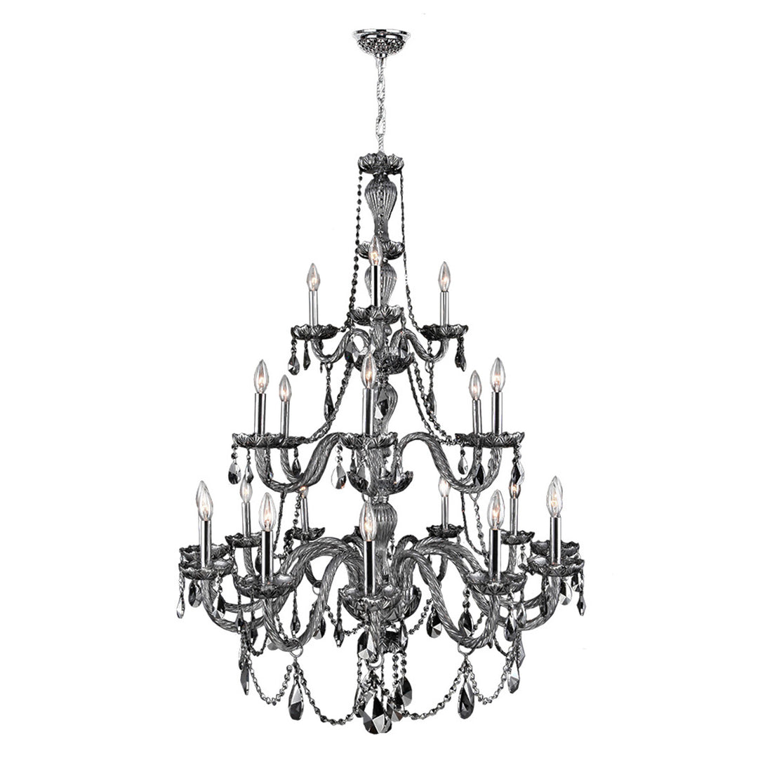 Worldwide Provence W83099C38-SM Chandelier Light - Polished Chrome