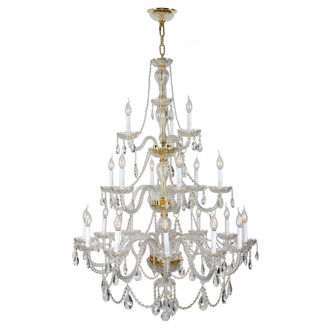 Worldwide Provence W83099G38 Chandelier Light - Polished Gold