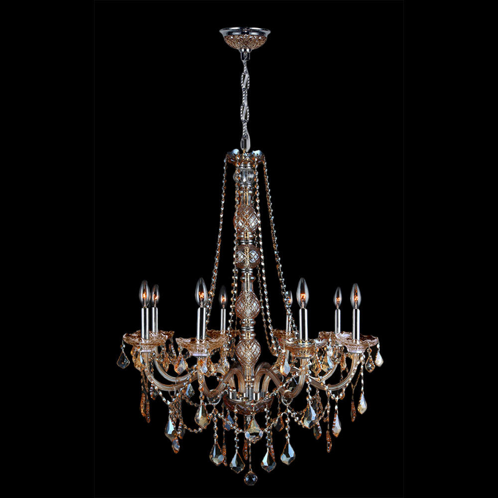 Worldwide Provence W83106C28-AM Chandelier Light - Polished Chrome