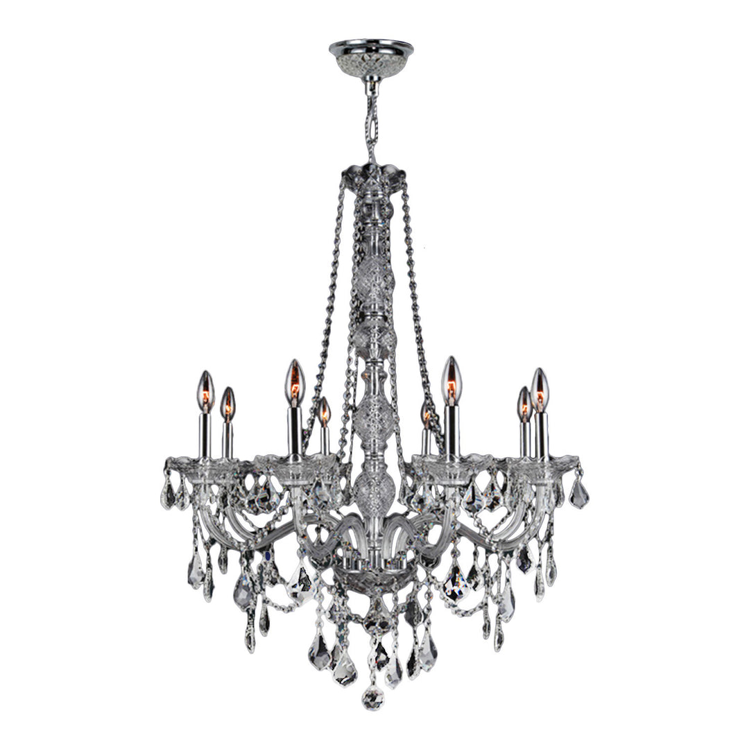 Worldwide Provence W83106C28-CL Chandelier Light - Polished Chrome