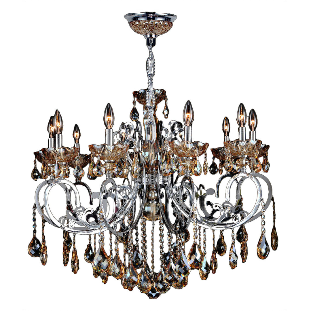 Worldwide Kronos W83109C36-AM Chandelier Light - Polished Chrome