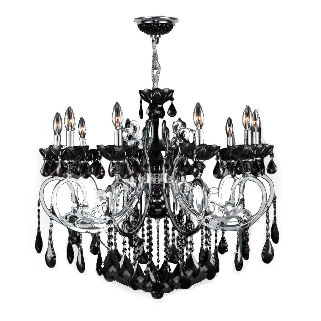 Worldwide Kronos W83109C36-BL Chandelier Light - Polished Chrome