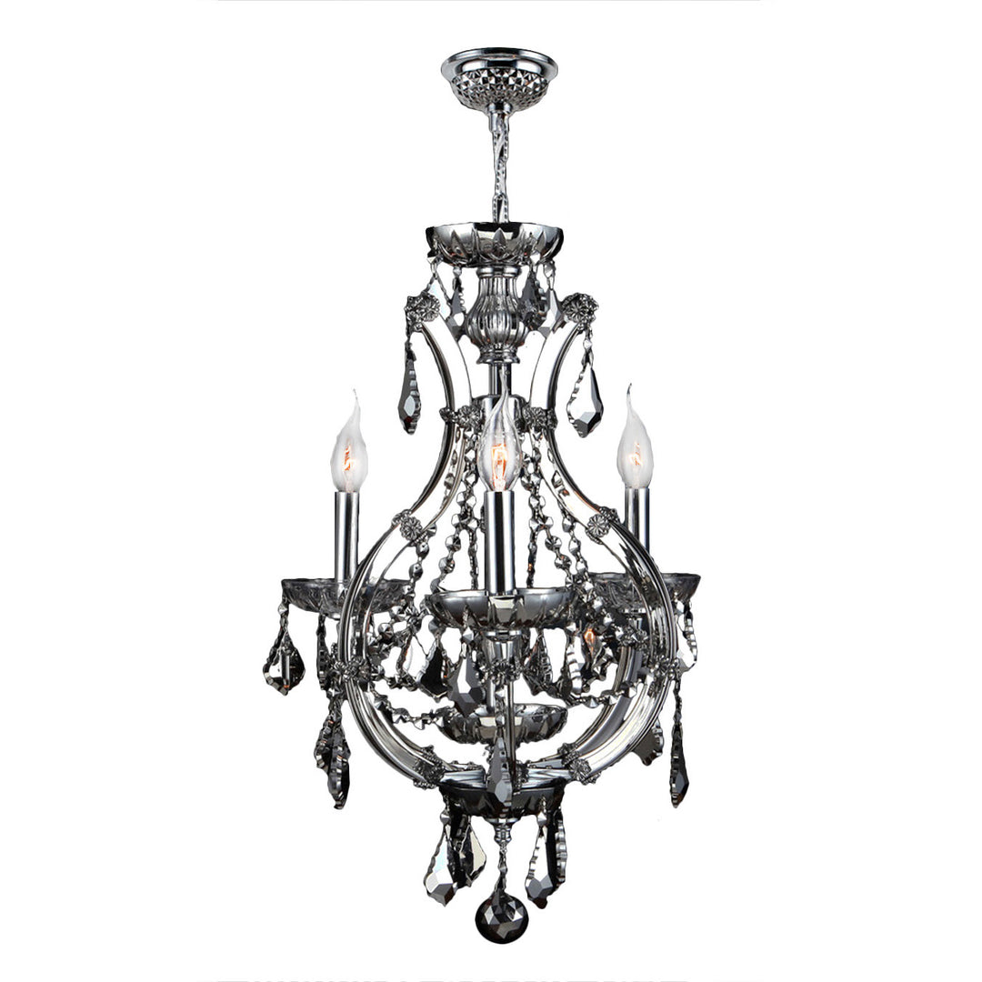 Worldwide Lyre W83114C16-CH Chandelier Light - Polished Chrome