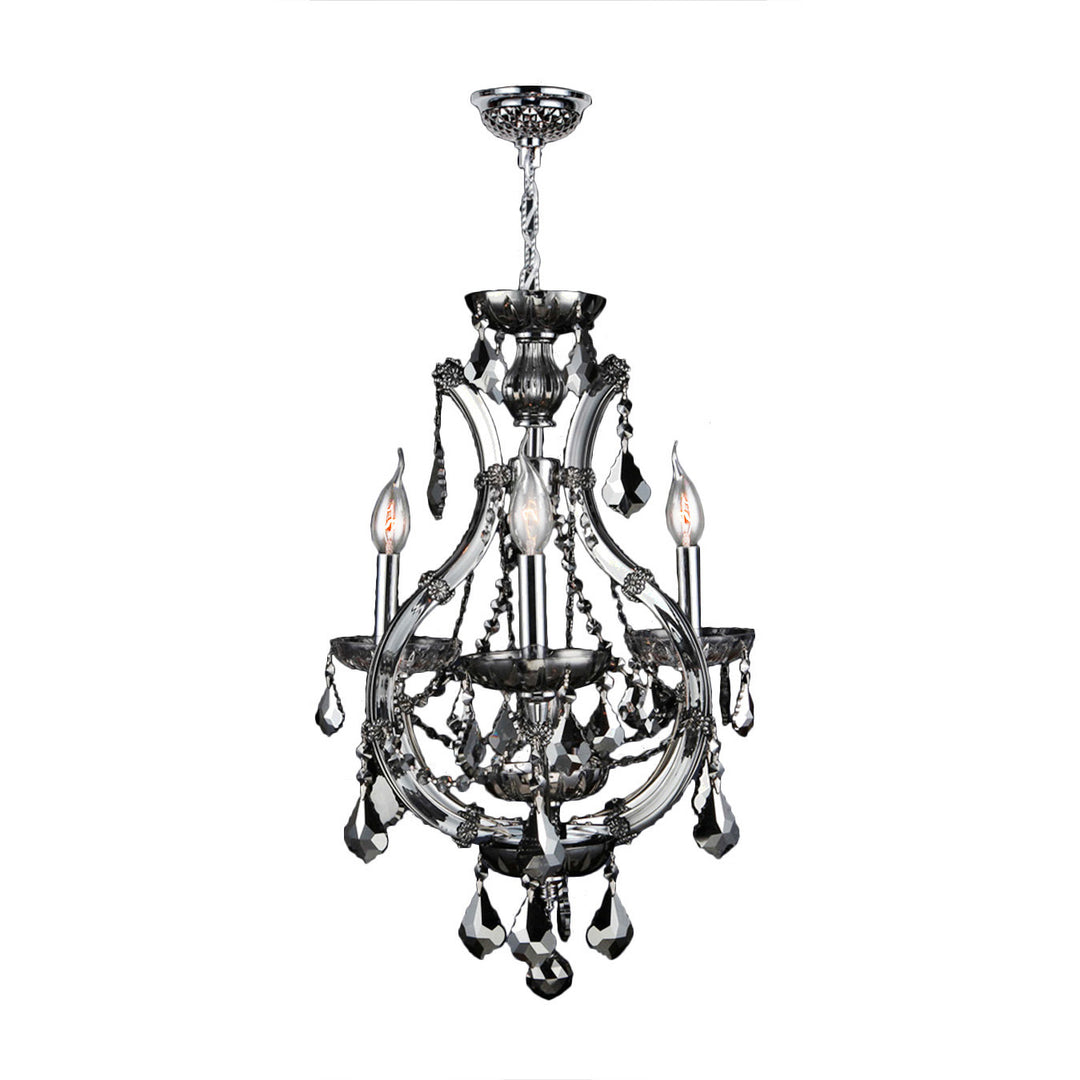 Worldwide Lyre W83114C16-SM Chandelier Light - Polished Chrome