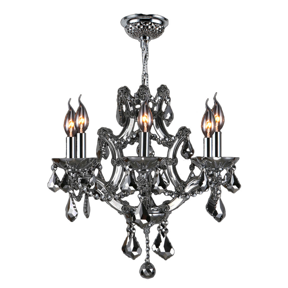 Worldwide Lyre W83117C20-CH Chandelier Light - Polished Chrome