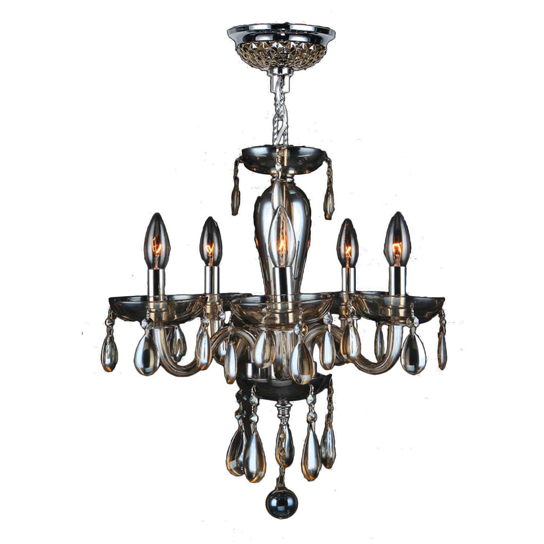 Worldwide Gatsby W83127C16-GT Chandelier Light - Polished Chrome