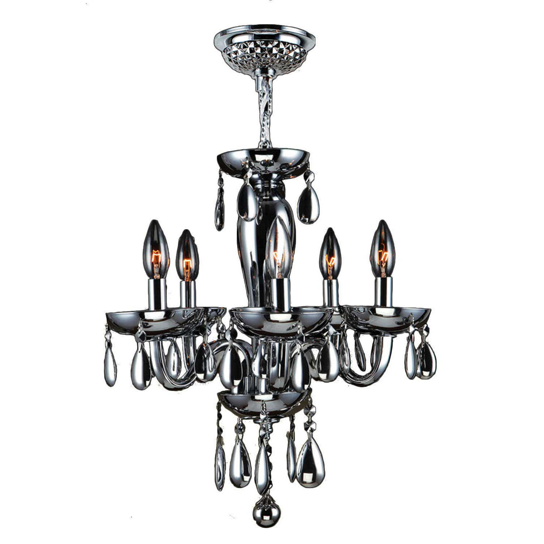 Worldwide Gatsby W83127C16-SM Chandelier Light - Polished Chrome