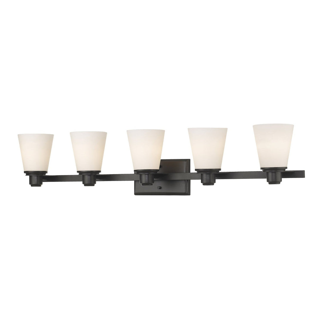 Z-Lite Kayla 7001-5V-BRZ Bath Vanity Light 39 in. wide - Bronze