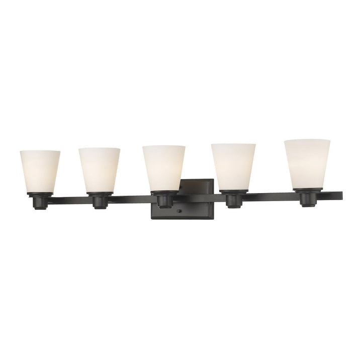 Z-Lite Kayla 7001-5V-BRZ Bath Vanity Light 39 in. wide - Bronze