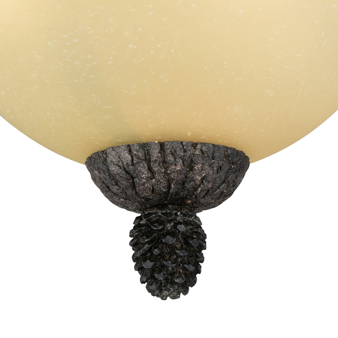 Vaxcel Sierra C0120 Ceiling Light - Black Walnut