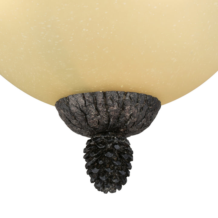 Vaxcel Sierra C0120 Ceiling Light - Black Walnut