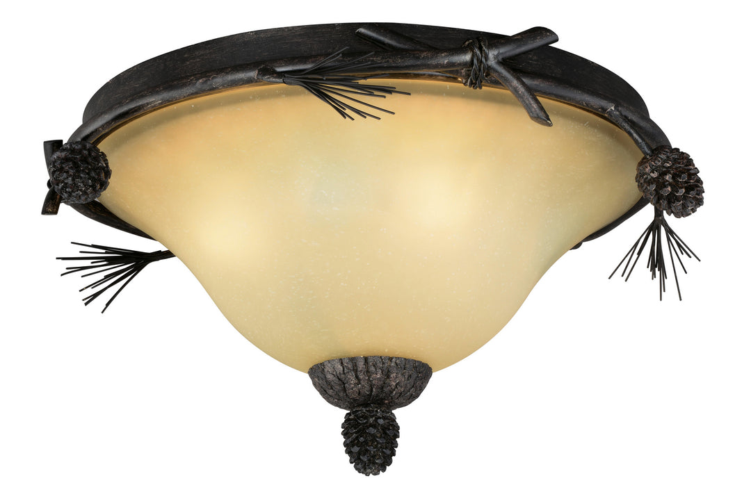 Vaxcel Sierra C0120 Ceiling Light - Black Walnut