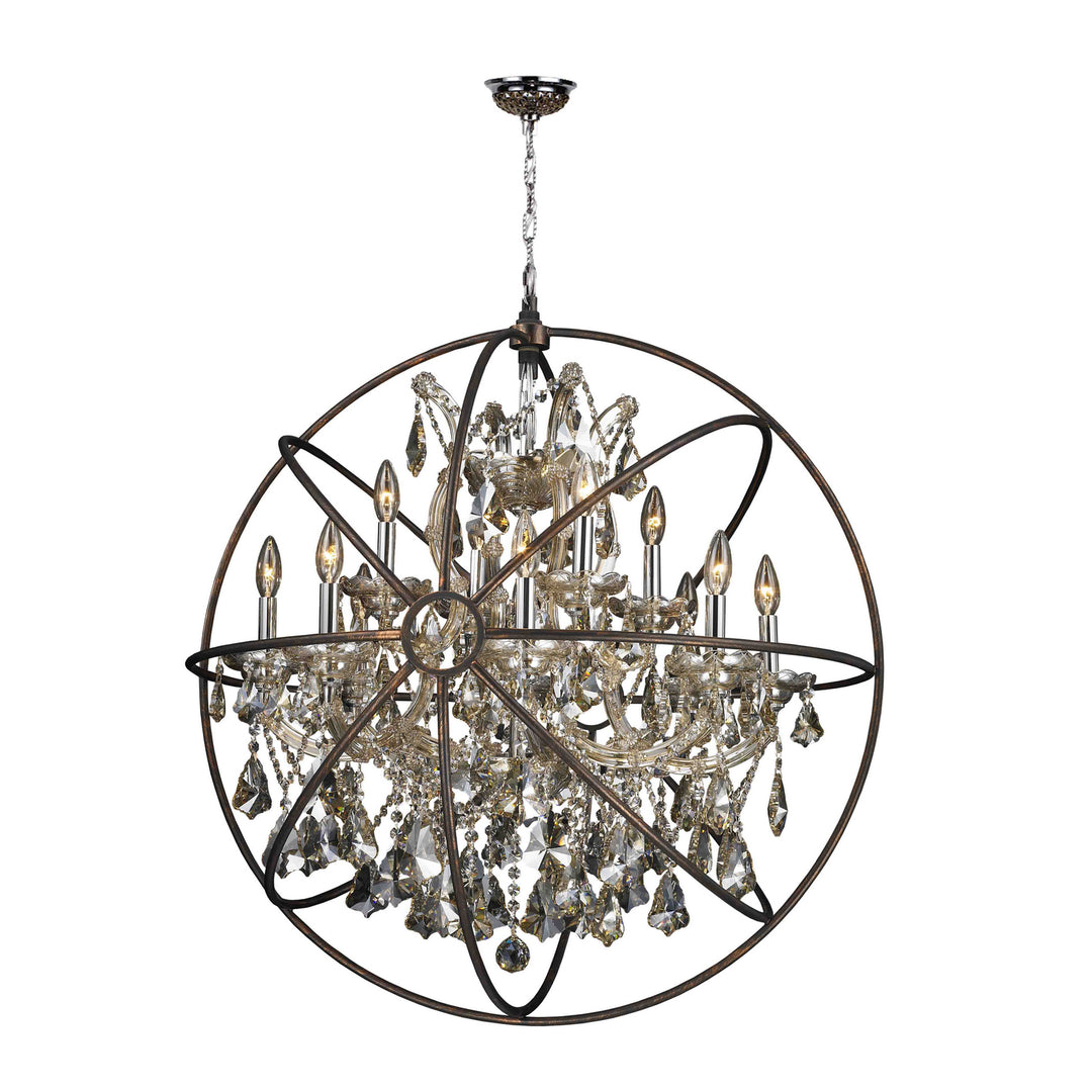 Worldwide Armillary W83191C33-GT Chandelier Light - Polished Chrome