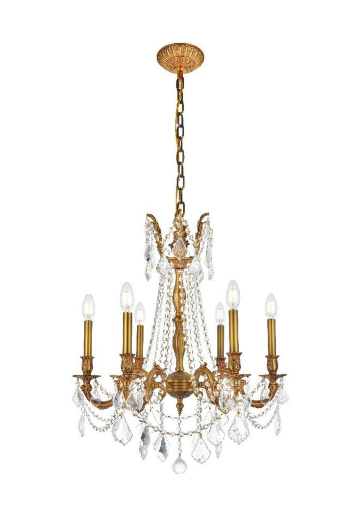 Worldwide Windsor W83305FG23-CL Chandelier Light - French Gold