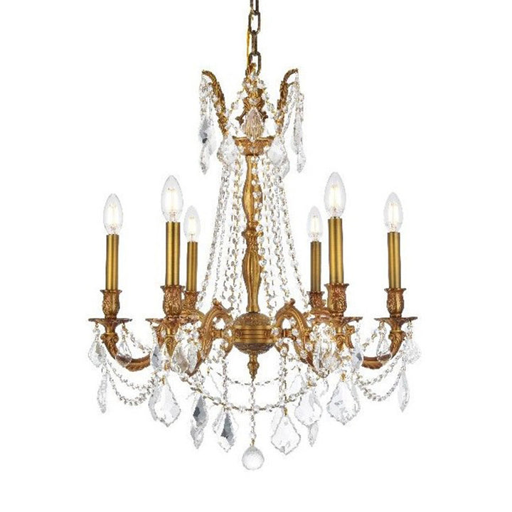 Worldwide Windsor W83305FG23-CL Chandelier Light - French Gold