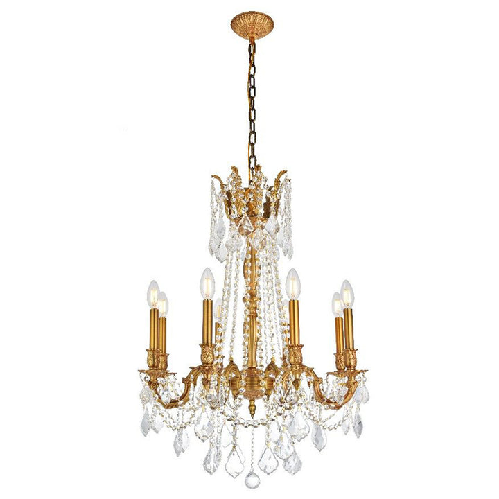 Worldwide Windsor W83306FG24-CL Chandelier Light - French Gold