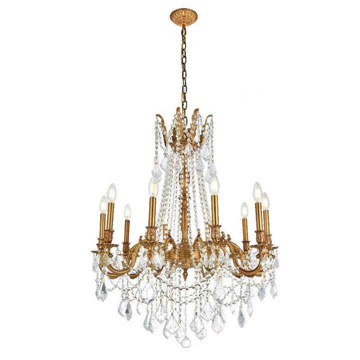 Worldwide Windsor W83308FG28-CL Chandelier Light - French Gold