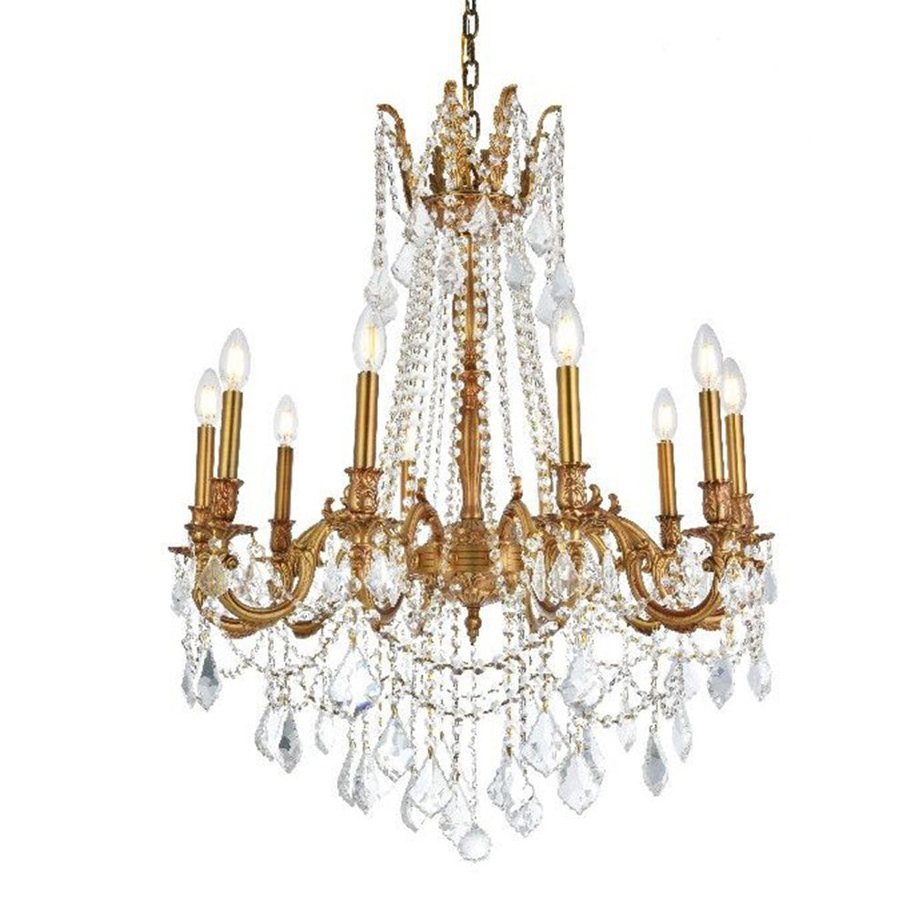 Worldwide Windsor W83308FG28-CL Chandelier Light - French Gold